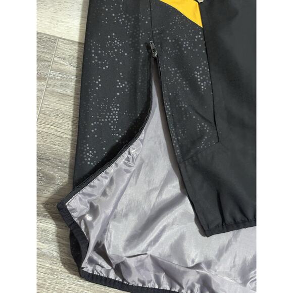 Reebok NFL Pittsburgh Steelers Pullover 1/4 Zip Windbreaker Jacket - Mens Medium - Picture 3 of 11